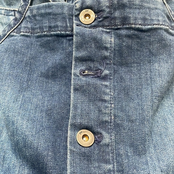 ANTHROPOLOGIE Pilcro Split Seam Denim Overalls - Picture 7 of 10